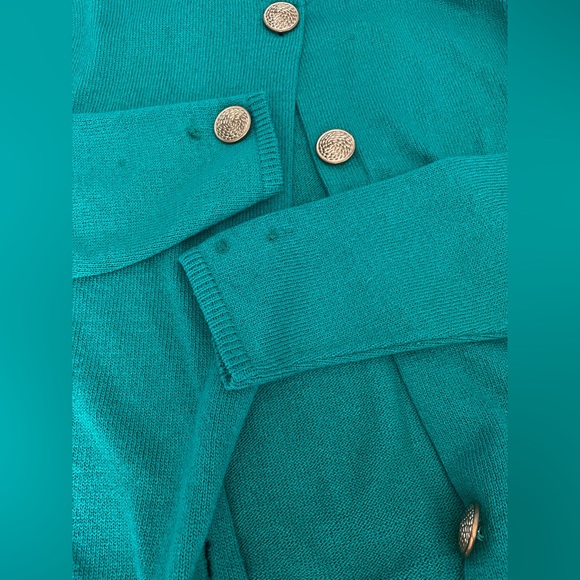 Vintage Kelly Green Knit Skirt Set - Picture 3 of 6